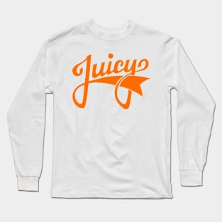 Juicy Basic Orange Long Sleeve T-Shirt